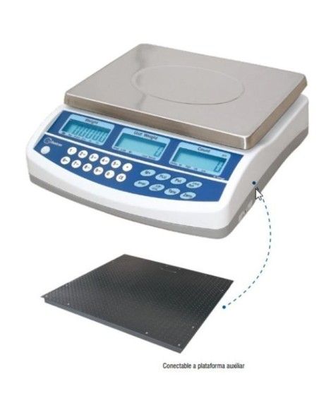 Plataformas de pesaje--Bascula cuentapiezas Verificada 30Kg
