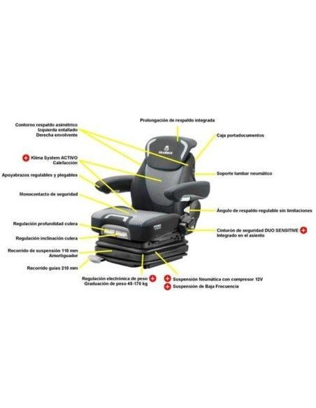 Sitze und Zubehör--Asiento Grammer Primo Evolution gabelstapler