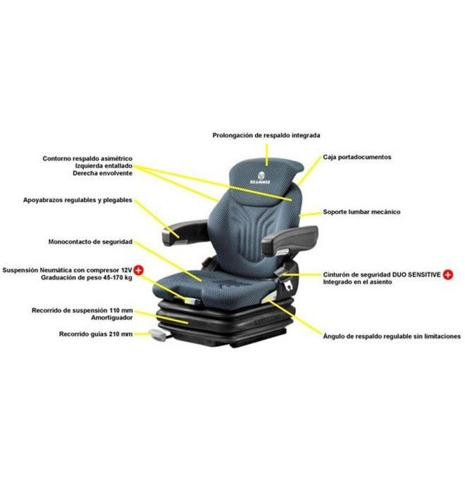 Sedili e Loro Accessori-Asiento Grammer Primo XL carrello elevatore