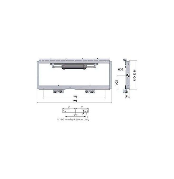 A bord: flippers, pinces,...--FEM2 2500kg largeur 1020mm