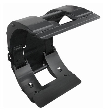 On board: flippers, clamps,...--Pinza for paper rolls forklift