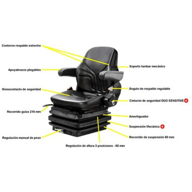 Sedili e Loro Accessori-Asiento Grammer Maximo M carrello elevatore 2