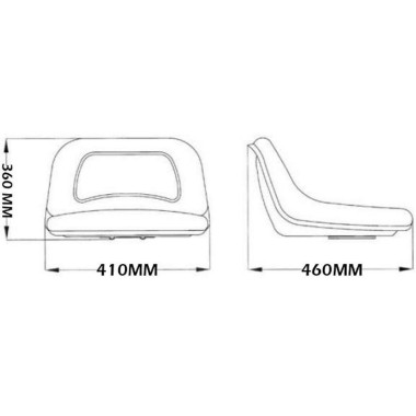 Asientos y sus accesorios--Asiento Basic para carretilla elevadora 2