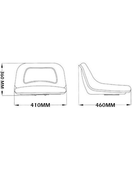 Asientos y sus accesorios--Asiento Basic para carretilla elevadora