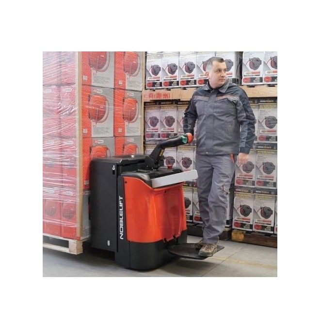Transpallet Elettrici--Transpallet elettrico 2000kg con piattaforma e braccia
