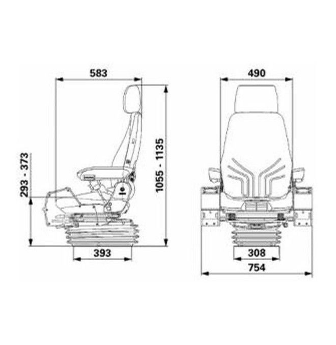 Sièges et Leurs Accessoires--Asiento Grammer Actimo Evolution construction