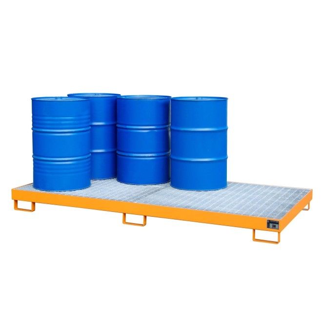 Polyethylen & Metall Eimer --Collective Band mit verzinktem Gitter 2650mm breit, 1000kg Kapazität,...