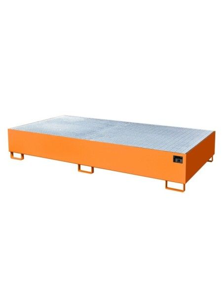 Polyethylen & Metall Eimer --Collective Band, lackiert, Orange gelb