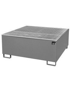 Cubetas de polietileno & metálicas--Bandeja colectora, pintada, gris ratón