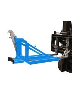 Carga de bombonas y bidones--Elevador de bidones, pintado, azul claro