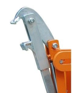 Carga de bombonas y bidones--Elevador de bidones, pintado, gris ratón 2