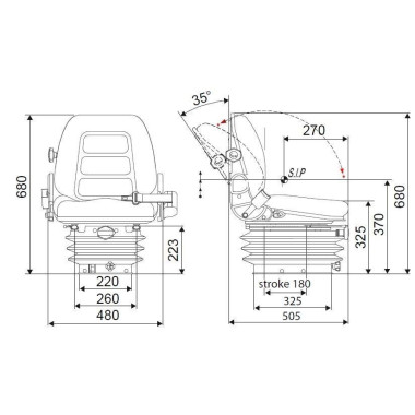 Seats and Accessories--Asiento Carretilla TS63 2