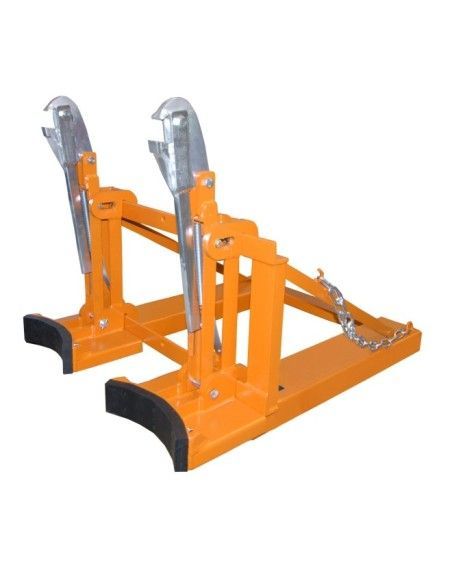 Pour charger des ampoules et des tambours - Éleveur de tambours, peint, orange jaune