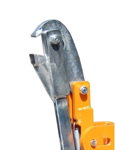 --The drum lift, painted, light blue