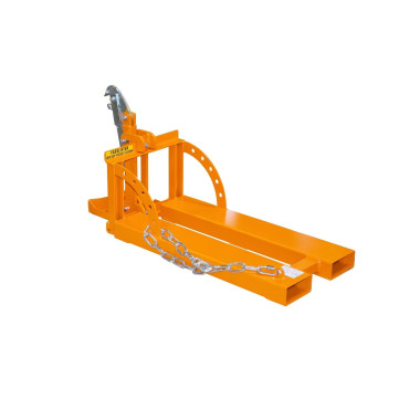 Elevador de bidones, pintado, Amarillo naranja