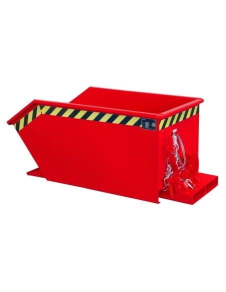 Tilting Container--Container tilting, painted, Red fire