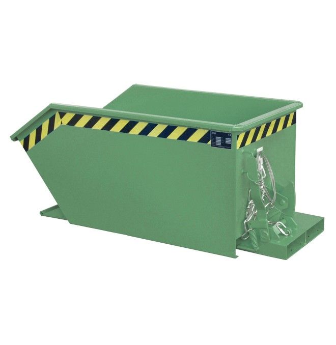 Tilting Container--Container Basculante, painted, green