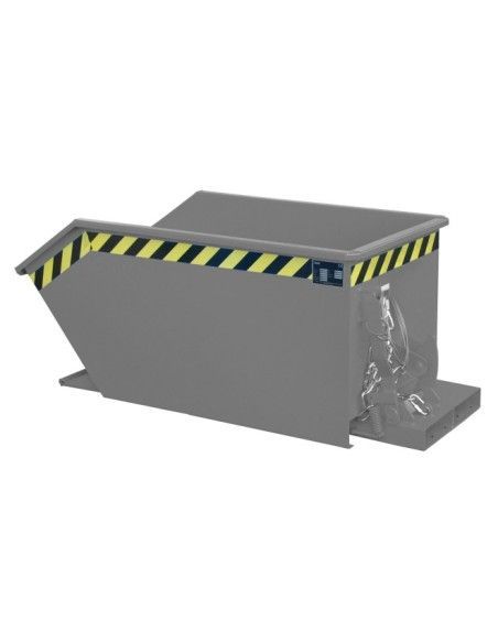 Kippbehälter--Container kippen, lackiert, graue maus