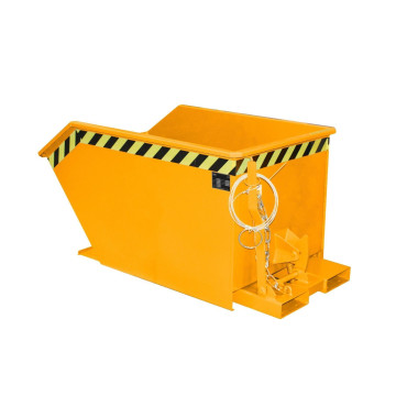 Tilting Container--Container tilting, painted, Orange yellow