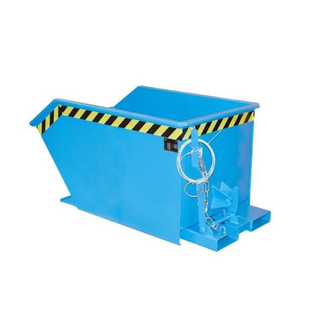 Kippbehälter--Container kippen, lackiert, hellblau