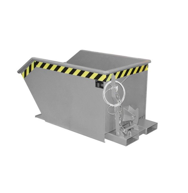 Bacs Basculants--Conteneur tilting, peint, souris grise