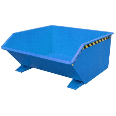 Tilting Container--Container tilting, painted, light blue
