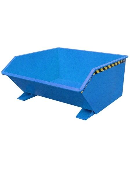 Bacs Basculants--Conteneur tilting, peint, bleu clair