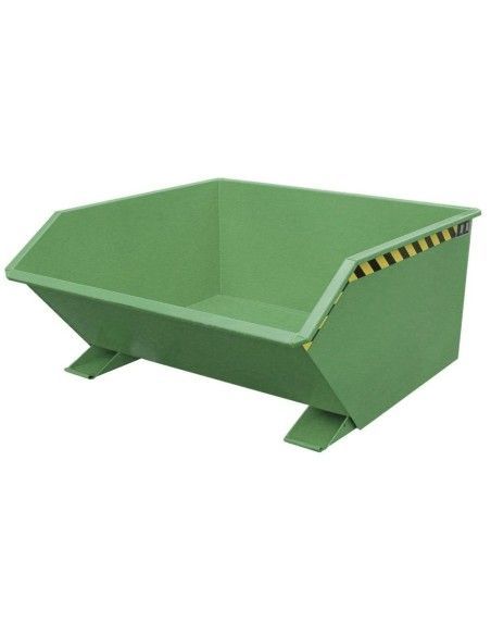 Contenitore Ribaltabile--Contenitore Basculante, dipinto, verde