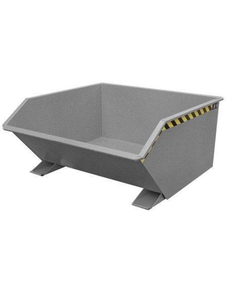 Bacs Basculants--Conteneur tilting, peint, souris grise