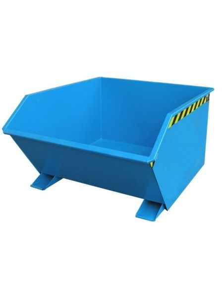 Bacs Basculants--Conteneur tilting, peint, bleu clair