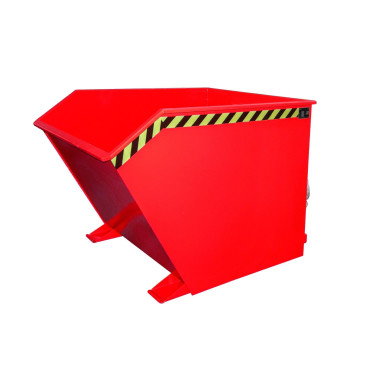 Recipiente Inclinável--Recipiente tilting, pintado, fogo vermelho
