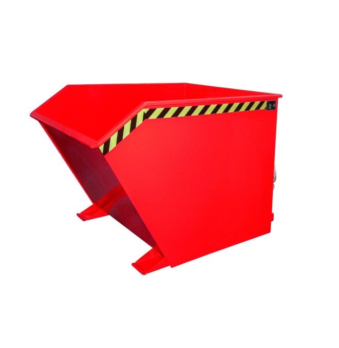 Tilting Container--Container tilting, painted, Red fire