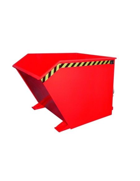Tilting Container--Container tilting, painted, Red fire