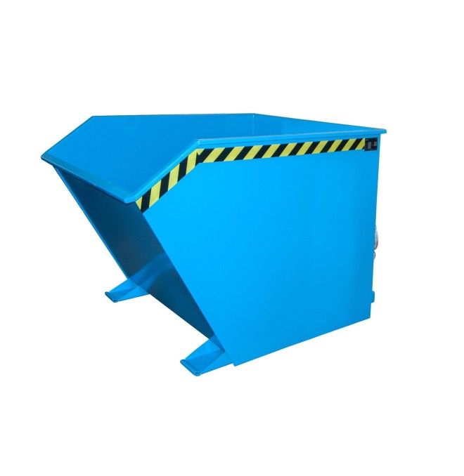 Kippbehälter--Container kippen, lackiert, hellblau