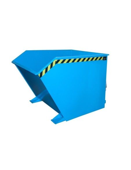 Kippbehälter--Container kippen, lackiert, hellblau