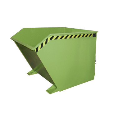 Tilting Container--Container Basculante, painted, green