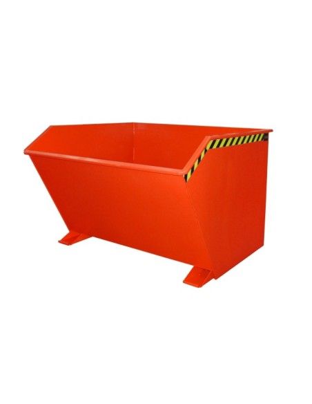Tilting Container--Container tilting, painted, Red fire