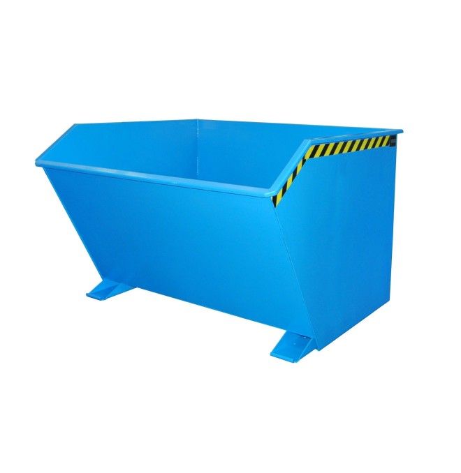 Tilting Container--Container tilting, painted, light blue