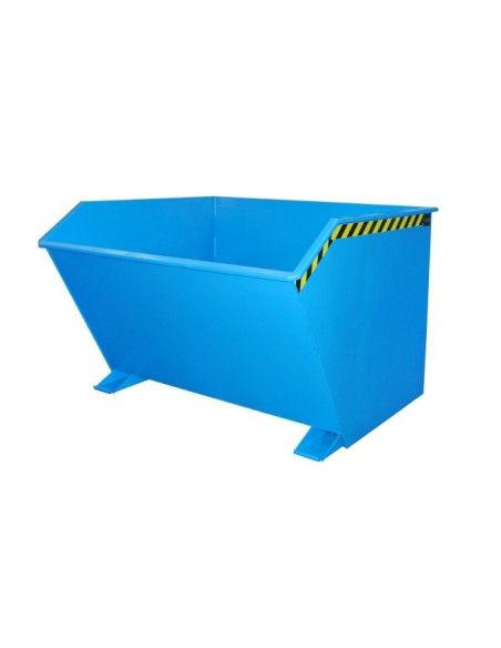 Recipiente Inclinável--Recipiente tilting, pintado, azul claro
