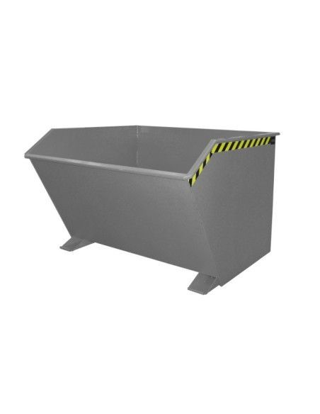 Tilting Container--Container tilting, painted, gray mouse