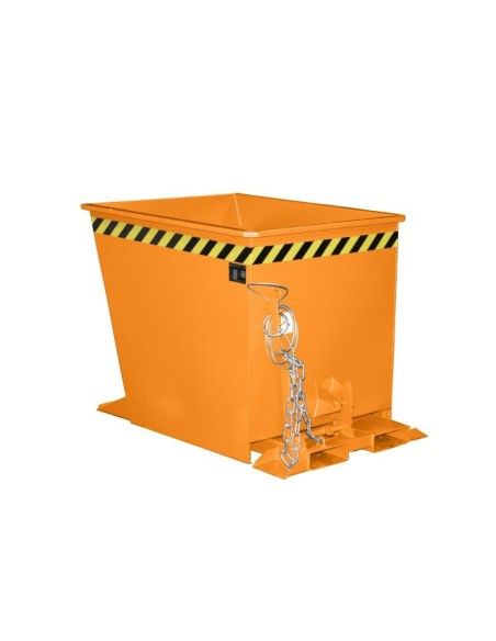 Tilting Container--Container tilting, painted, Orange yellow