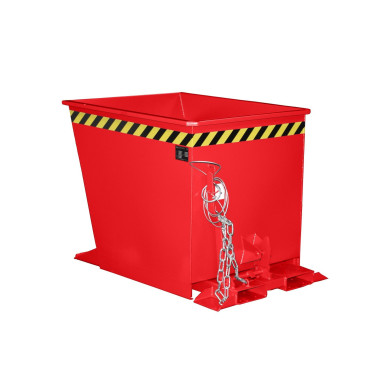 Contenitore Ribaltabile--Contenitore ribaltabile, dipinto, fuoco rosso