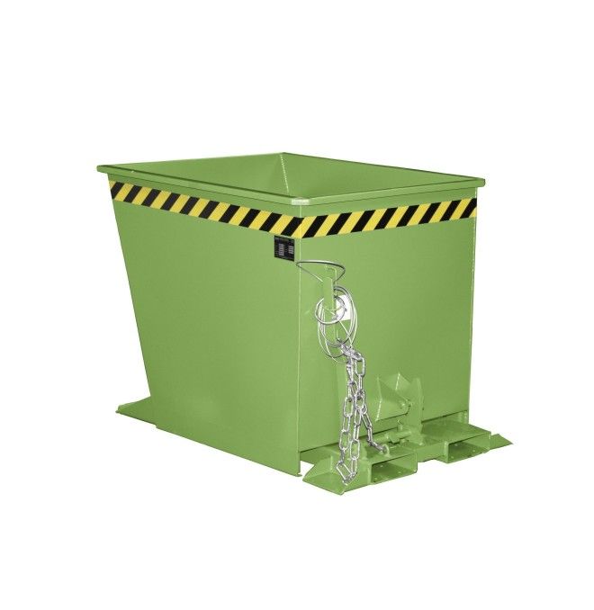 Tilting Container--Container Basculante, painted, green