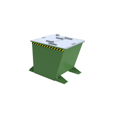 Tilting Container--Container Basculante, painted, green 2
