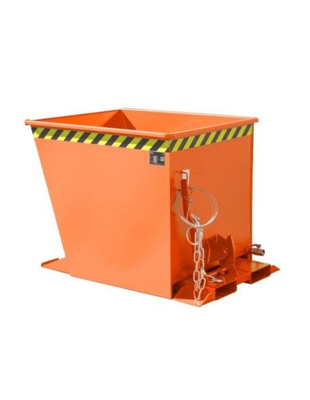 Recipiente Inclinável--Recipiente de fichas, pintado, Laranja amarela