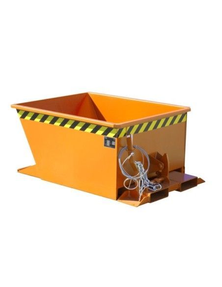 Tilting Container--Container tilting, painted, Orange yellow