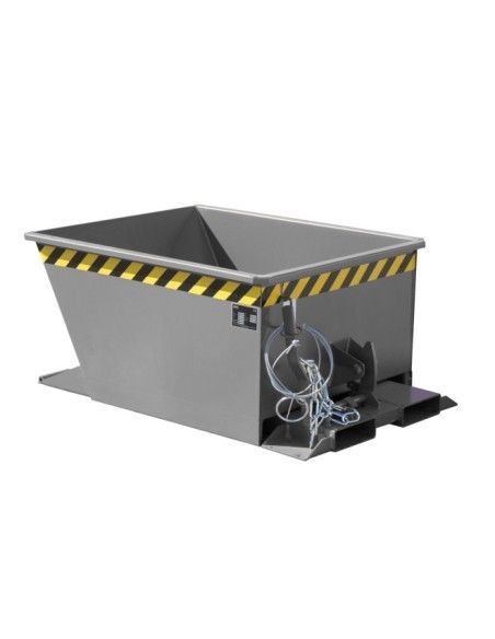 Bacs Basculants--Conteneur tilting, peint, souris grise