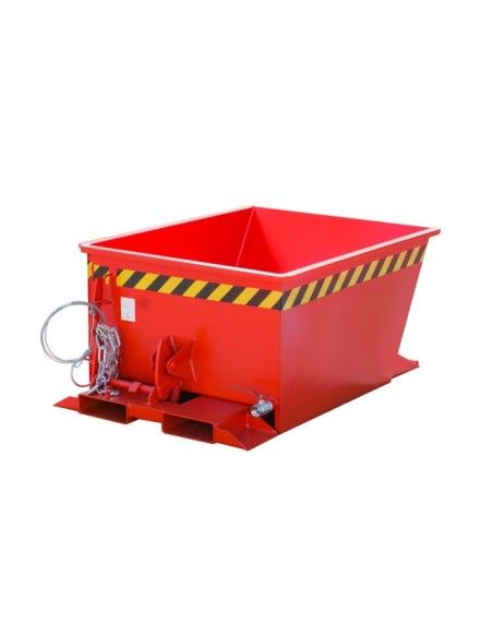 Contenedor de virutas, pintado, Rojo fuego