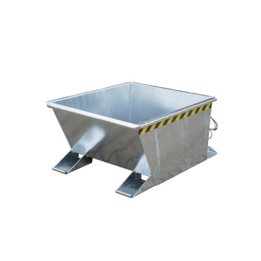 Tilting Container--Container of chips, hot galvanized