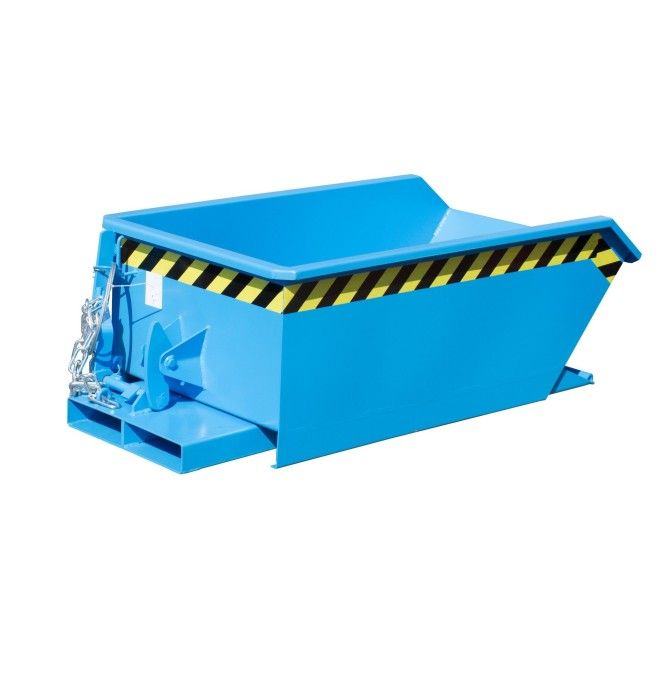 Recipiente Inclinável-Mini recipiente tilting, pintado, azul claro